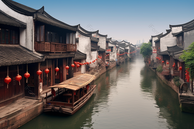江南古镇建筑度假旅游景点江南水乡摄影图,高清,摄影图,摄影图片,图片大全,摄影图免费下载